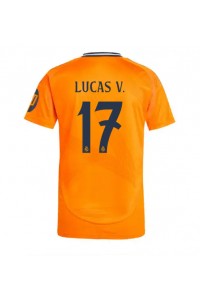 Real Madrid Lucas Vazquez #17 Fotballdrakt Borte Klær 2024-25 Korte ermer